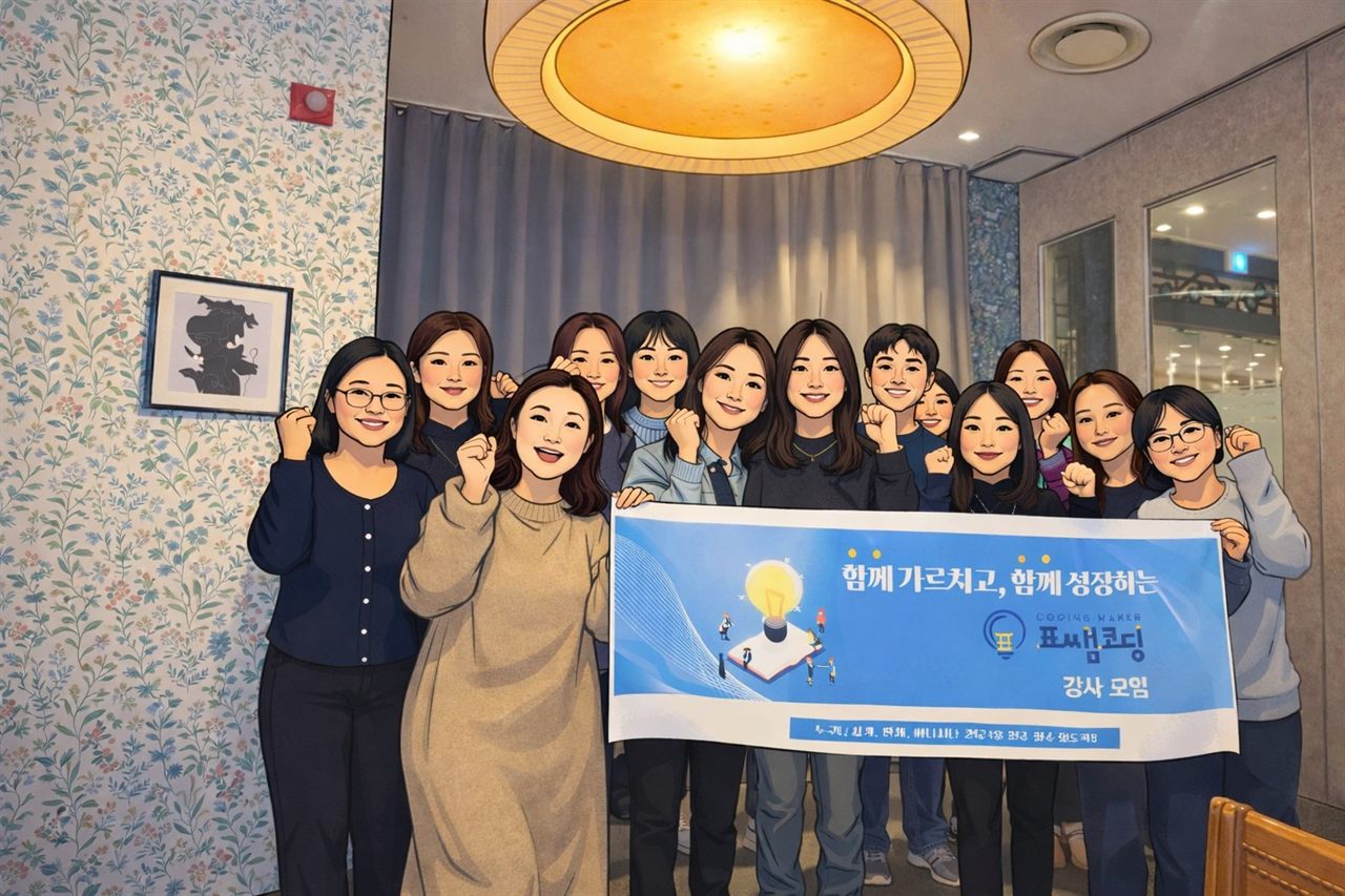 표쌤코딩 강사 모임 — 함께 가르치고 함께 성장하는 선생님들